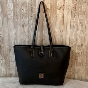 Dooney & Bourke XL Black leather tote